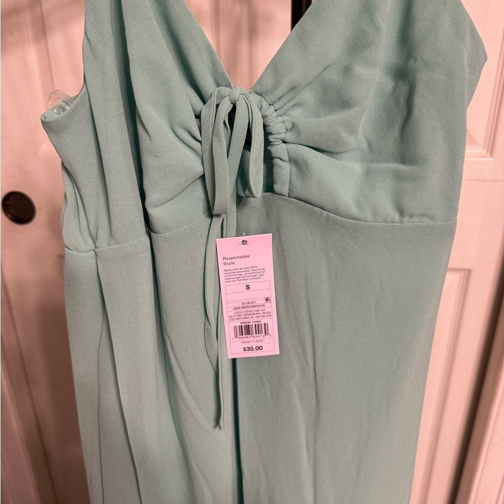Wild Fable Chiffon Midi Dress | Sweetheart Neckline, High-Low Hem Size S NWT - Picture 11 of 12